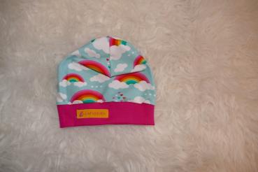 Beanie Kopfumfang 44-46cm "Regenbogen"